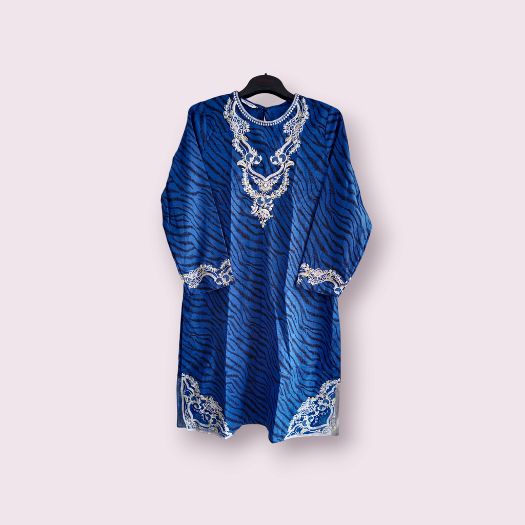 Sapphire Blue Kurti