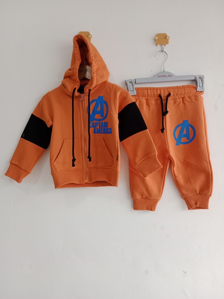 RollOver Orange Hoody Co-ord Set