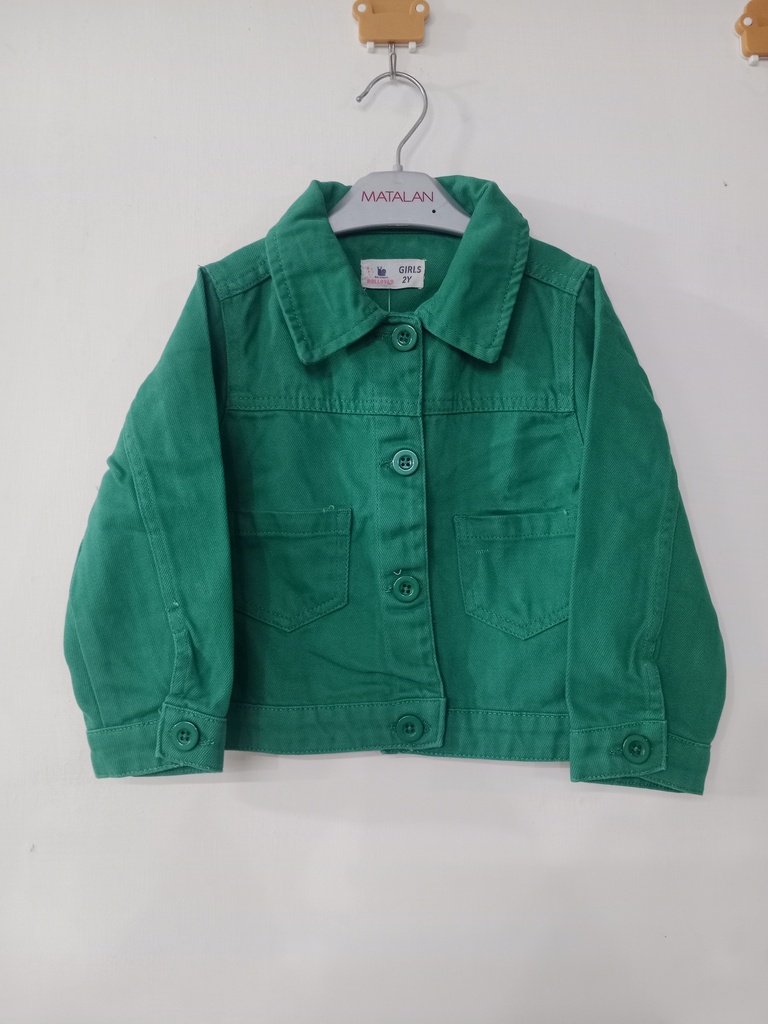 RollOver Denim Green Jacket