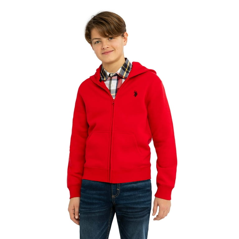 US Polo Hoodie Red