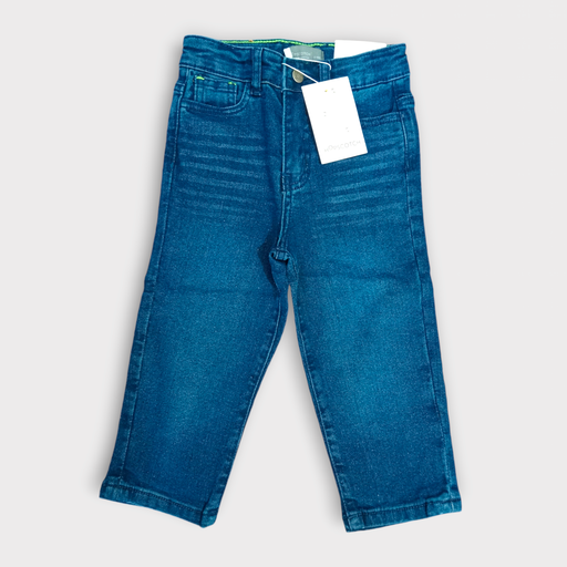 Boys Non-Ripped Blue Jeans 