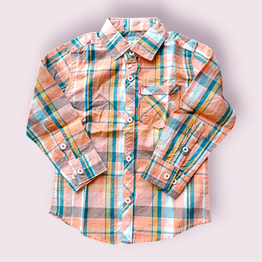 RollOver Org Wht Check Shirt